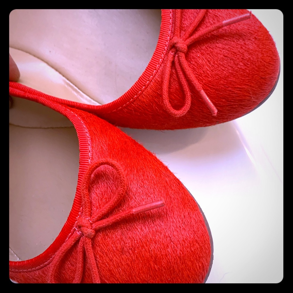 Red ‘Pony’ Ballet Flats 9.5